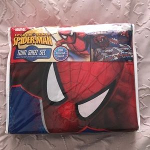 New Marvel Spiderman Twin Sheet Set